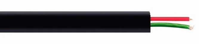 Cable plano telefónico 2 hilos (bobina 100mts) Negro