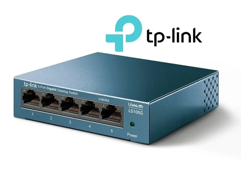 Switch TP-LINK 5 puertos Gigabit caja metálica