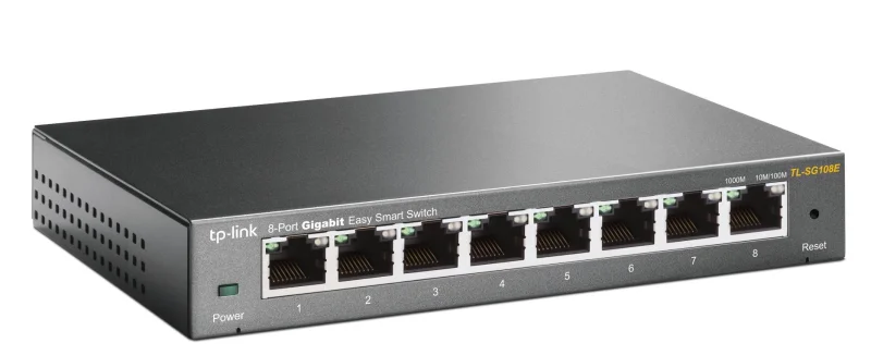 Switch 8 puertos Gigabit sobremesa con Gestión Smart