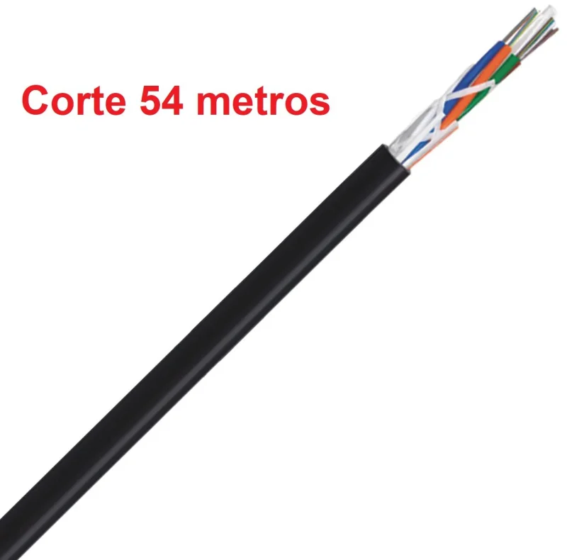 Cable Fibra Óptica monomodo 8 fibras Dieléctrico