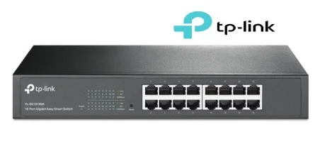 Switch 19” 16 puertos Gigabit con Gestión Smart