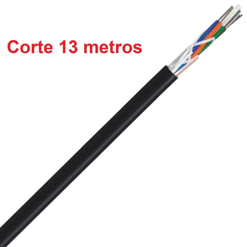Cable Fibra Óptica monomodo 8 fibras Dieléctrico
