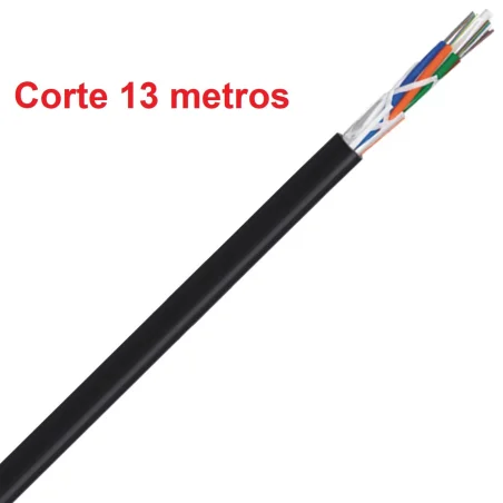 Cable Fibra Óptica monomodo 8 fibras Dieléctrico