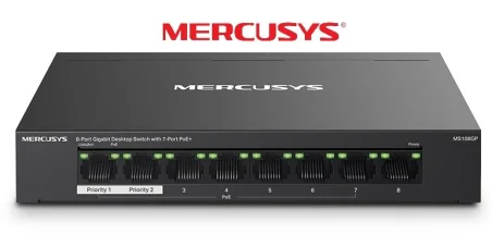 Switch Mercusys 8 Ptos Giga 7 Poe+ 65W