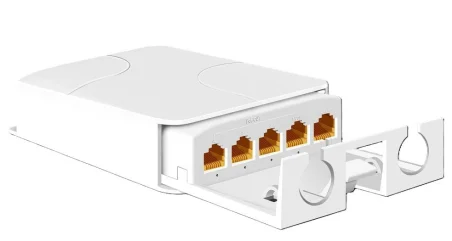 Extensor POE 4 Ptos. Gigabit para Exterior