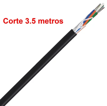 Cable Fibra Óptica monomodo 8 fibras Dieléctrico