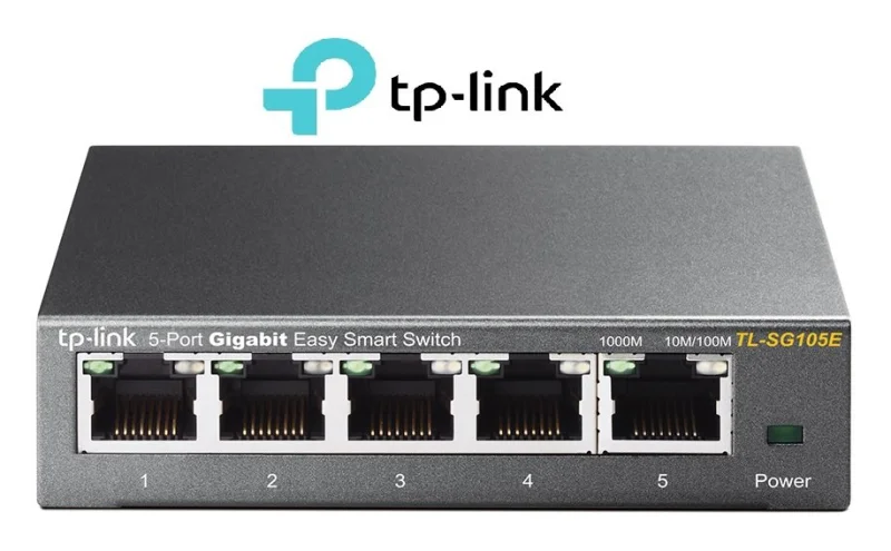 Switch 5 puertos Gigabit sobremesa con Gestión Smart