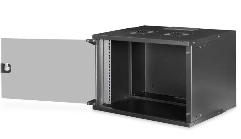 Rack Mural 19" 7U F400mm. Puerta Cristal