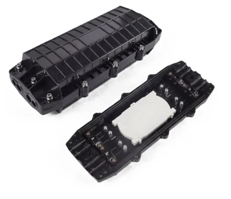 Caja enterrable para empalmes IP68 para 96 fibras