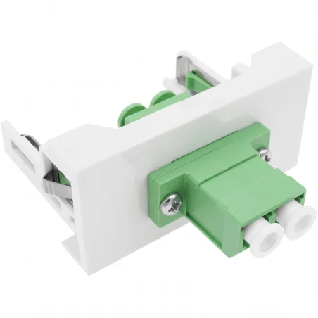 Módulo 22.5x45 1 ventana FIBRA SC/LC Blanco