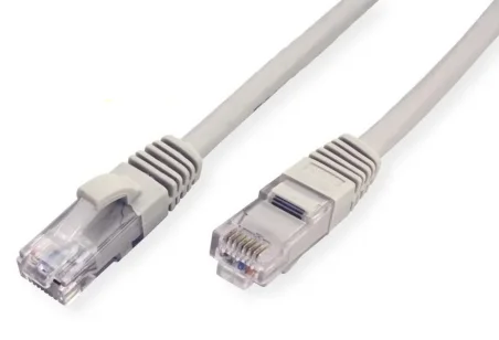 Latiguillo RJ45 2m CAT6A UTP Gris (PVC) Liquidación