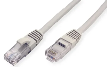 Latiguillo RJ45 3m CAT6A UTP Gris (PVC) Liquidación