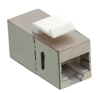 Conector doble hembra CAT6 STP para paneles parcheo