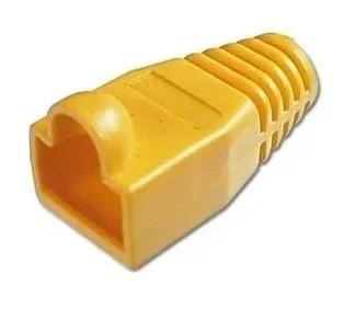 Protector conector macho rj45 (Bolsa 100 und) Color amarillo