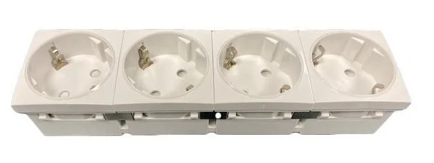 SHUCKO CUADRUPLE PARA PERFIL PLUS BLANCO
