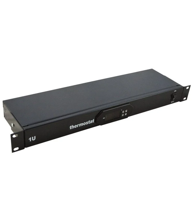 Termoregulador 1U con termostato digital para armario rack