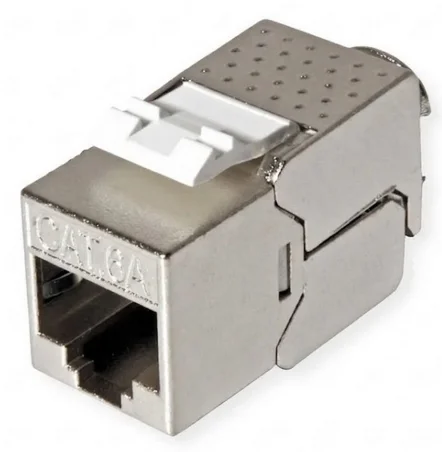 Conector RJ45 Hembra CAT6A Apantallado Sin Herramienta para Patchpanel