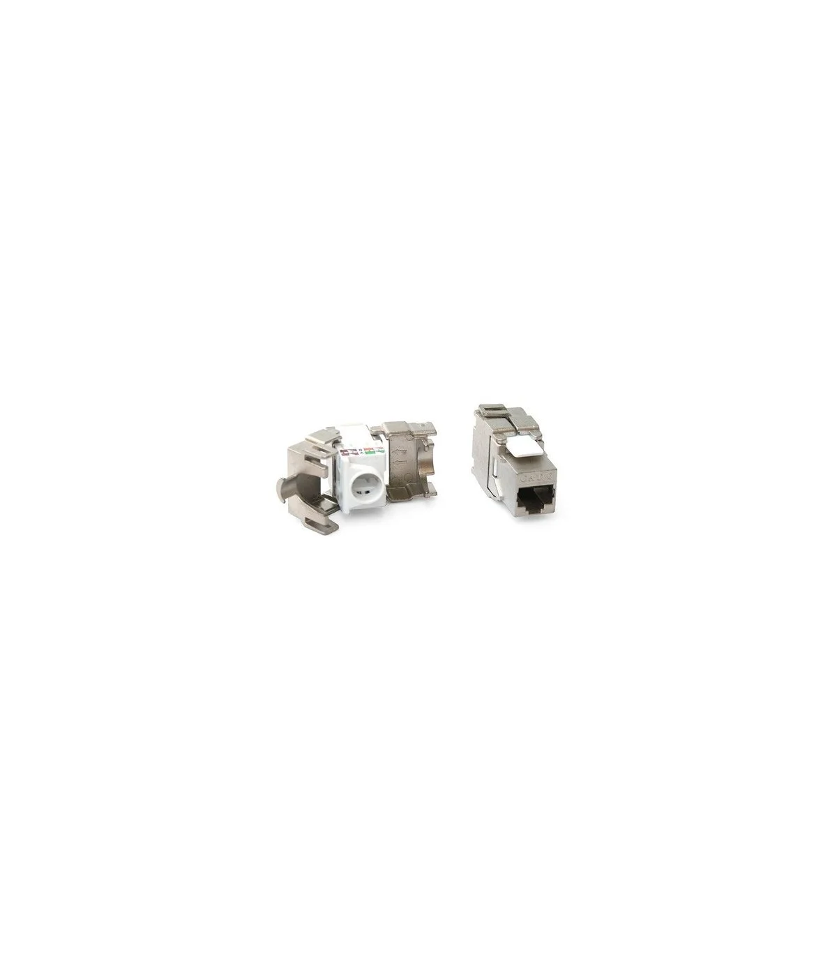 Conector RJ45 Hembra CAT6A Apantallado Sin Herramienta para Patchpanel