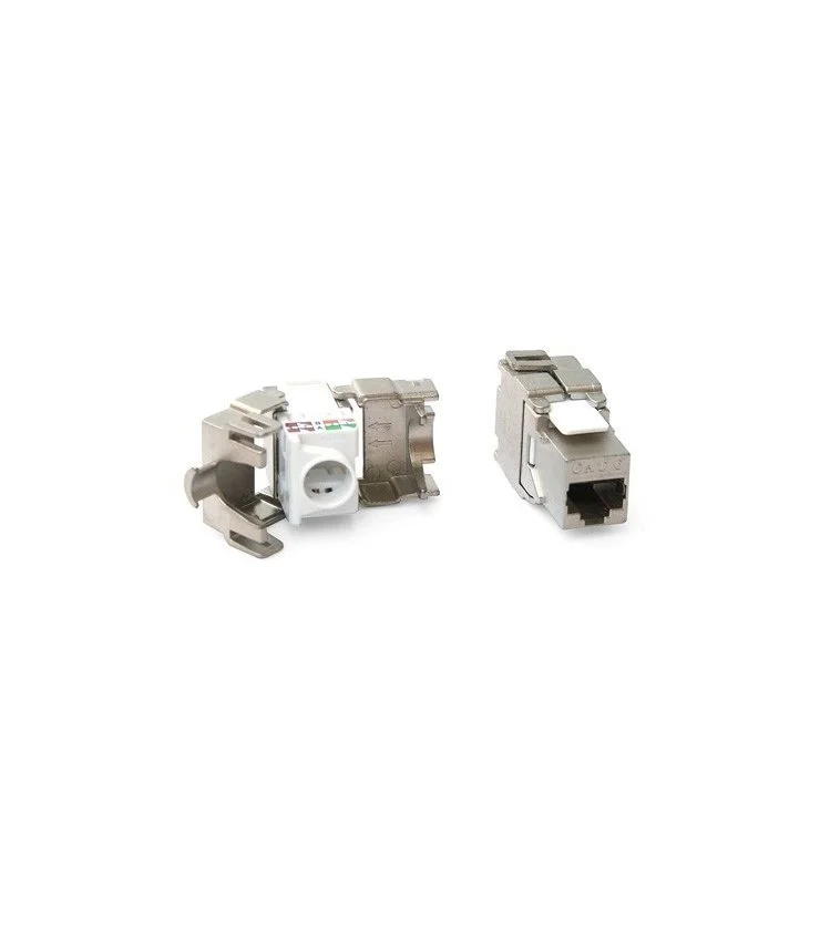 Conector RJ45 Hembra CAT6A Apantallado Sin Herramienta para Patchpanel