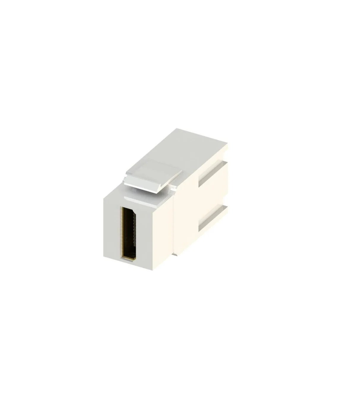 Conector HDMI tipo Keystone para panel o roseta