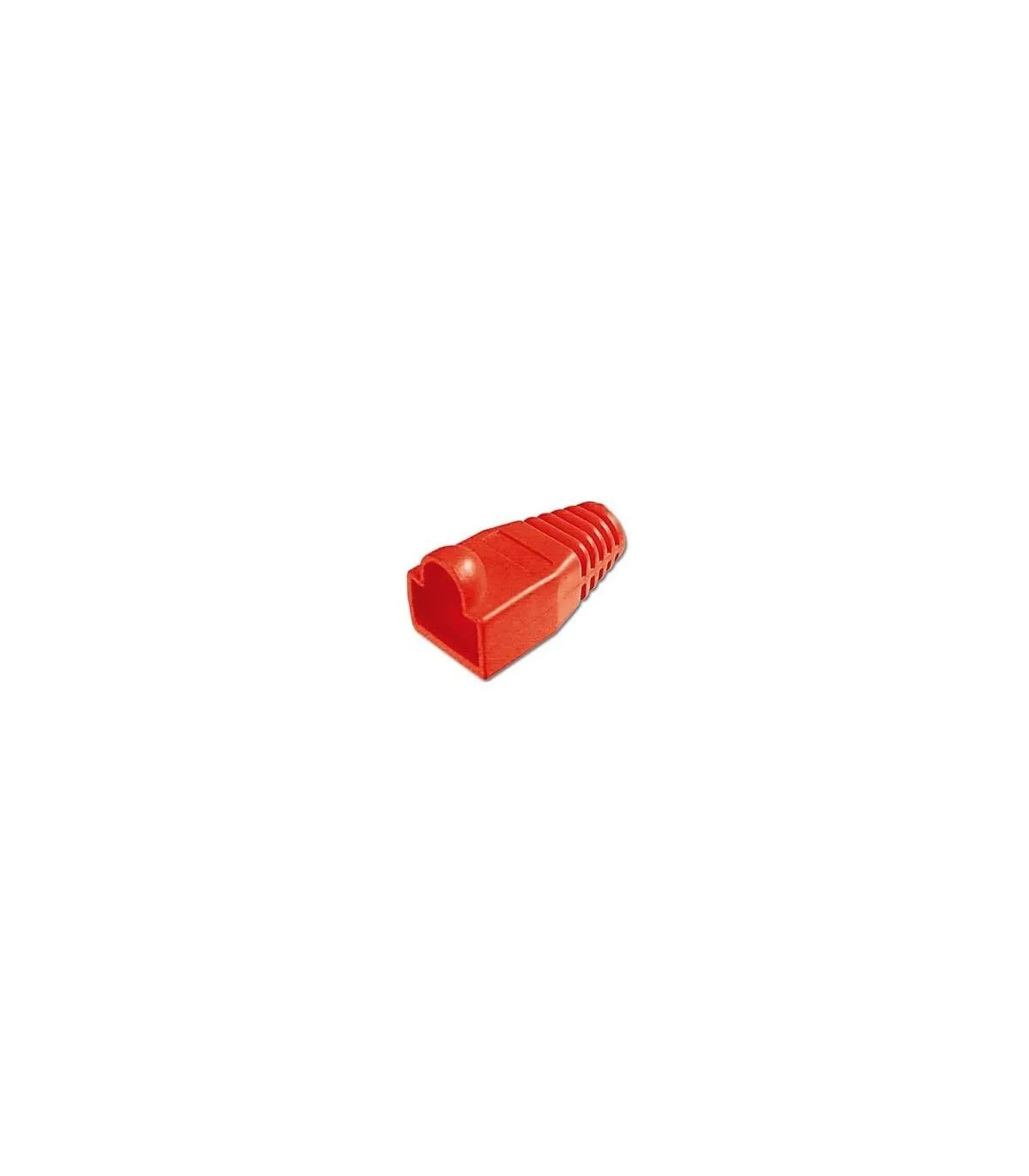 Protector conector macho rj45 (Bolsa 100 und) Color rojo