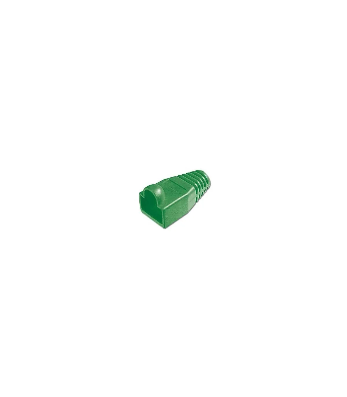 Protector conector macho rj45 (Bolsa 100 und) Color Verde