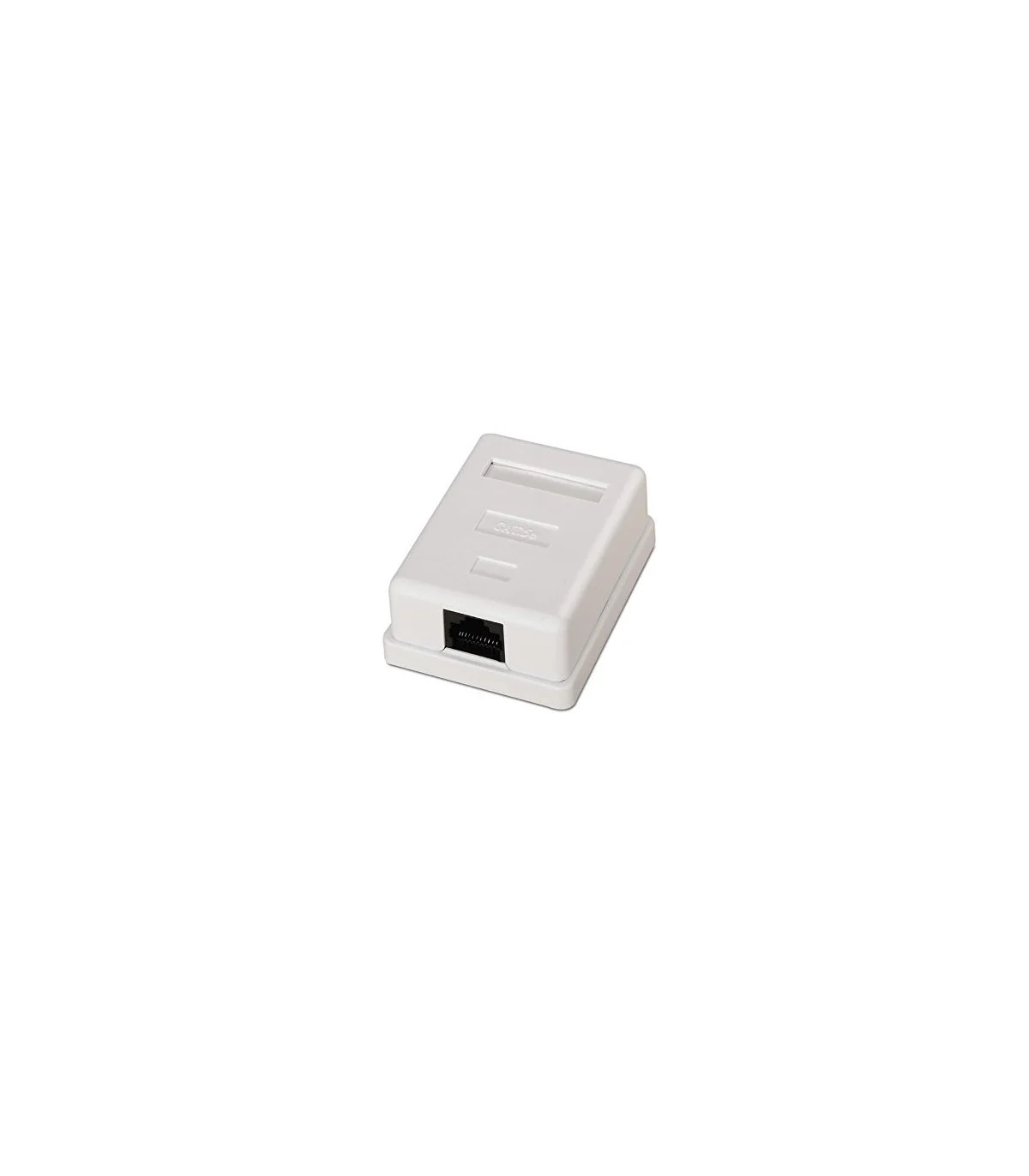 Roseta de superficie CAT6 UTP para RJ45 1 Toma.