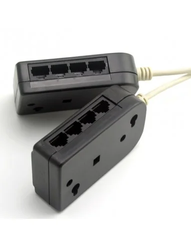 Multiplexor Cat 5 pasivo 8 salidas 1 entrada RJ45