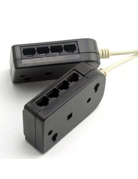 Multiplexor Cat 5 pasivo 8 salidas 1 entrada RJ45