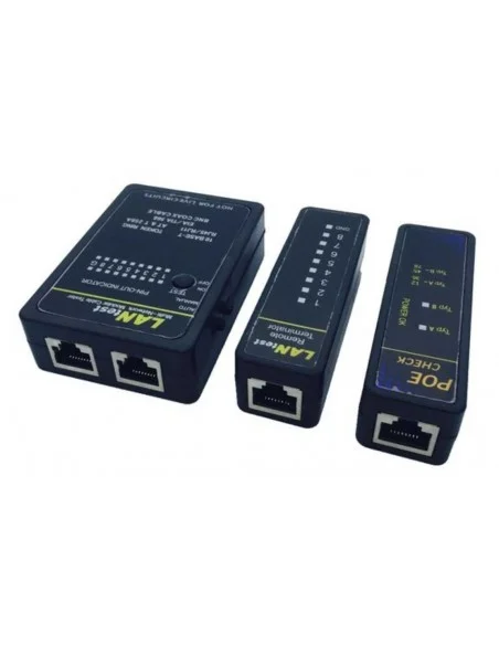 Tester de cable de Red RJ45/R11/BNC con buscador POE