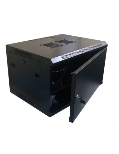 Rack Mural 19" 18U F450 Puerta Metálica Ciega