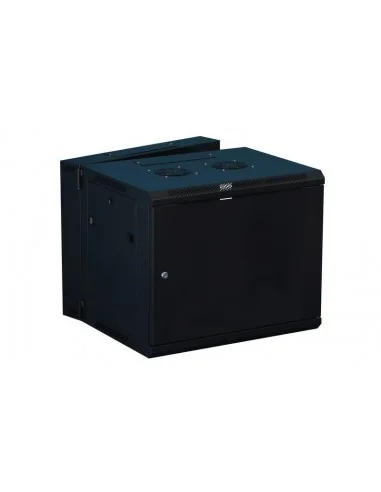 Rack mural 19" 15U F550. Puerta Metálica Ciega