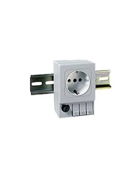 Enchufes schuko en formato carril DIN SF