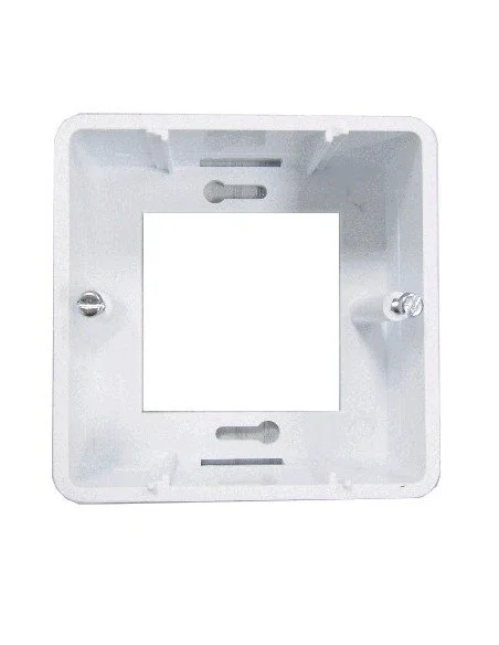 CAJA DE SUPERFICIE 80 x 80 x 40 BLANCA ABIERTA