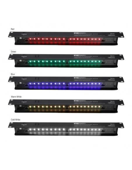 Lampara 19" 1U Matriz Multicolor Sensor de 18 Leds