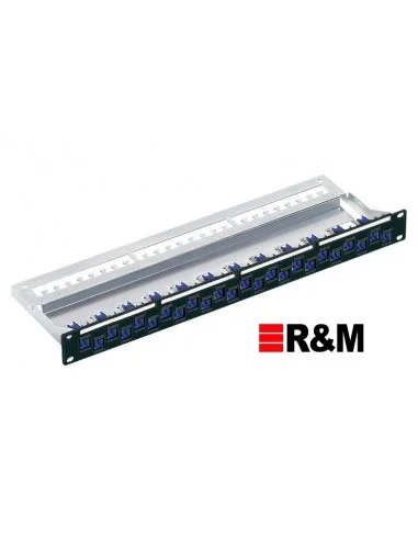 Patchpanel CAT6 24 P. UTP R&M 19" 1U
