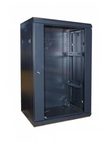 Rack Mural 19" 18U F450mm. Puerta Cristal