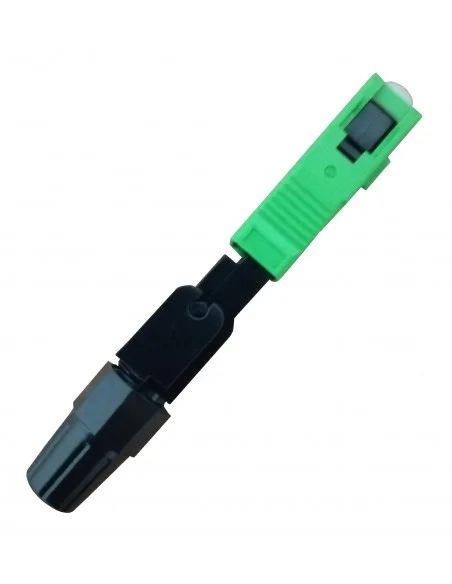 Conector monomodo SC/APC OS2 Verde Prepulido