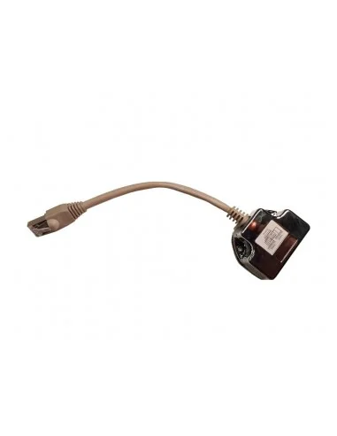 Doblador V/D RJ45 CAT5E UTP 1M/2H
