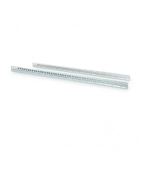 Par perfiles de 19" 16U para rack mural exterior.