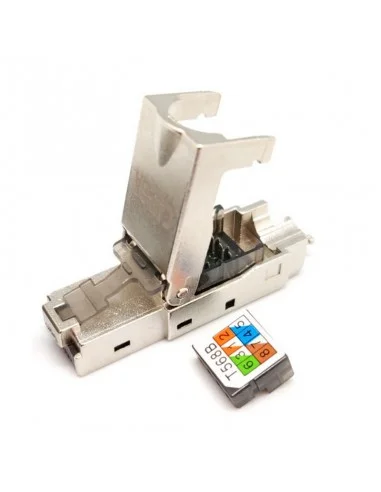 Conector RJ45 macho CAT6A STP Sin Herramientas