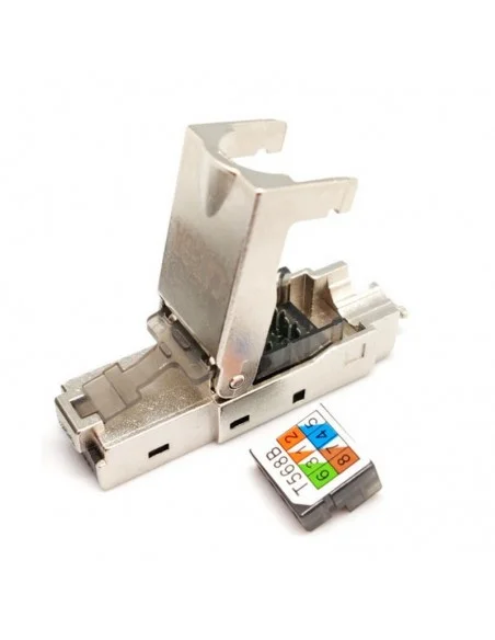 Conector RJ45 macho CAT6A STP Sin Herramientas