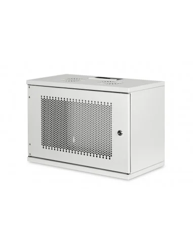 Rack mural 19" 7U F400 Puerta perforada desmontado