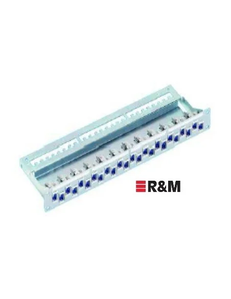 Patchpanel CAT6 24 P. UTP R&M 19" 1U Basic