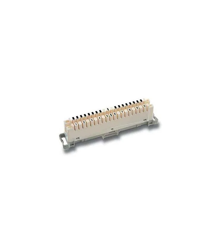 REGLETA DE CONEXION 10 PARES, de corte y prueba