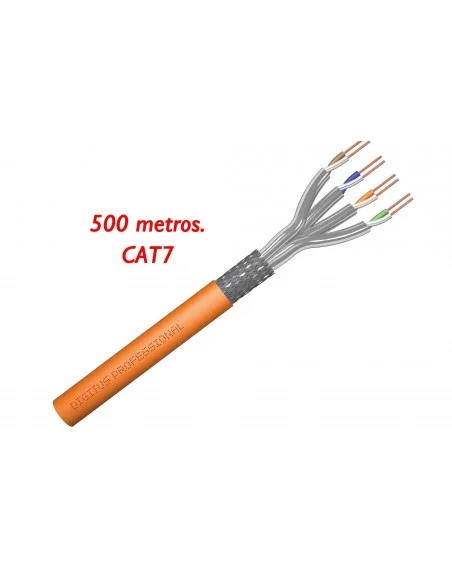 Cable CAT7 SFTP 500M LSZH 1200MHz 40 Gb.