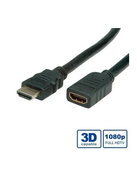 Cable HDMI Macho/Hembra 1 metro Alta Vel.