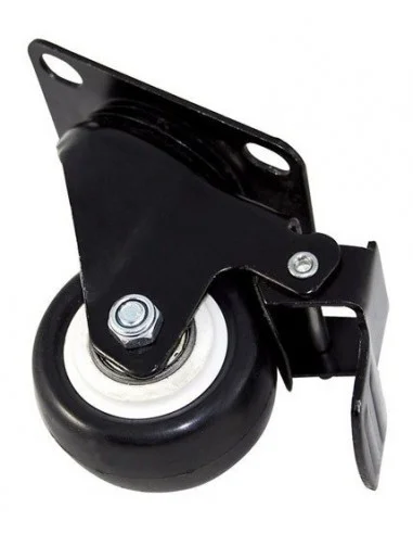 kit de 4 ruedas 2 con freno para rack SUELO