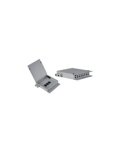 Caja fibra óptica metálica 12 conectores SC Simplex / LC Dúplex