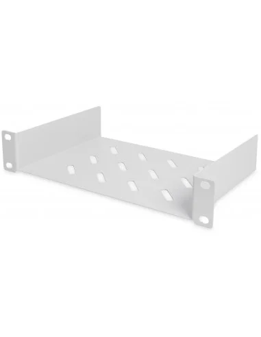 Bandeja 10" 1U  Mini Mural Fijacion Frontal Color Gris